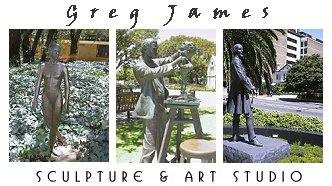 Australian Artist Greg James - Sculpture and Art Studio