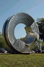 Informative and photographic sculpture site for
internationally recognized large scale sculptor Rob Lorenson. He works primarily in stainless steel. He has a extensive resume of exhibitions and commissions throughout North America. He is an assistant professor of Art-Sculpture at Bridgewater State College, Bridgewater, MA (description may be truncated but first sentence must survive!) 