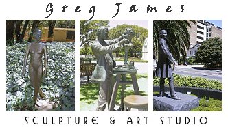 Australian Artist Greg James - Sculpture and Art Studio